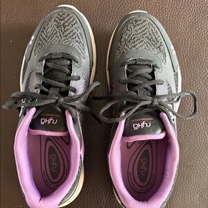 Ryka Women's Gray and light purple Athletic Shoes